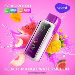 VOZOL Vape Sverige - VOZOL STAR 20 000 persika mango vattenmelon LT4T2J411